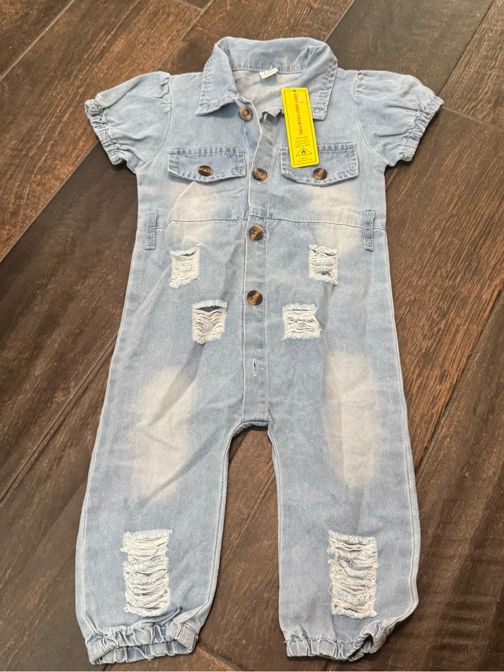NWT SHEIN Distressed Jumpsuit